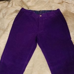 Men's Purple Bonobos Corduroy pants